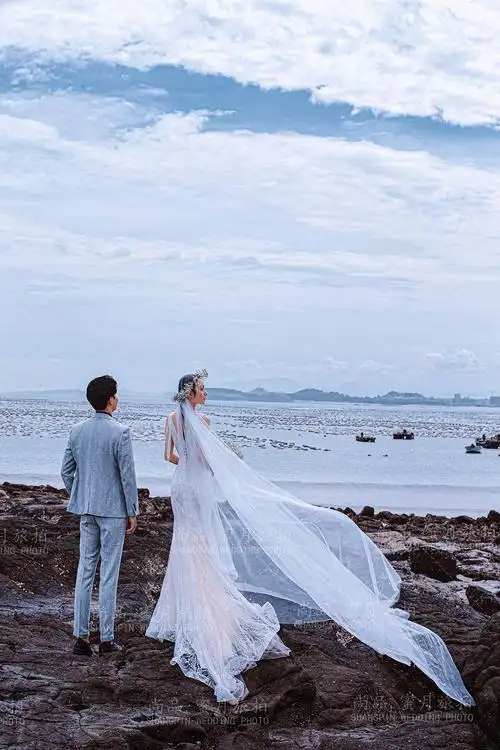 尚品蜜月礁石白纱