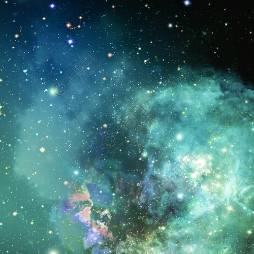 梦幻创意质感魔幻星空手绘背景