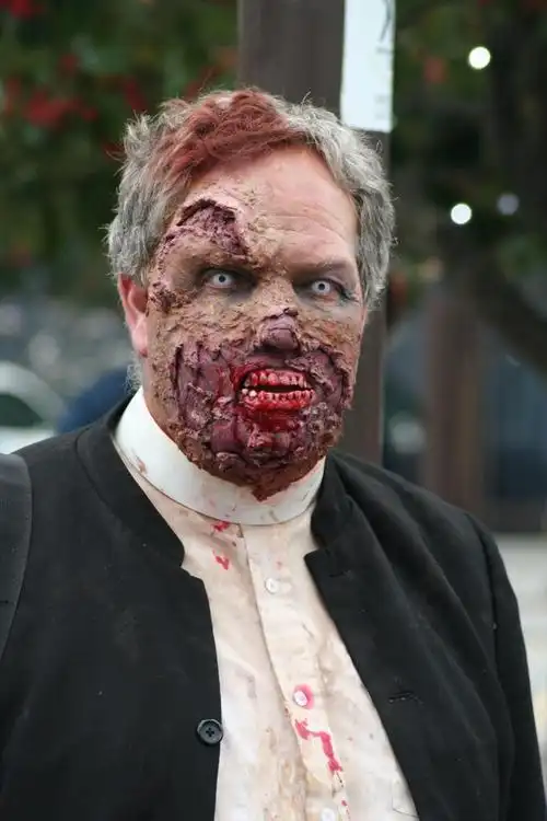 僵尸,僵尸步行,万圣节,恐怖,不死族,怪物,男子