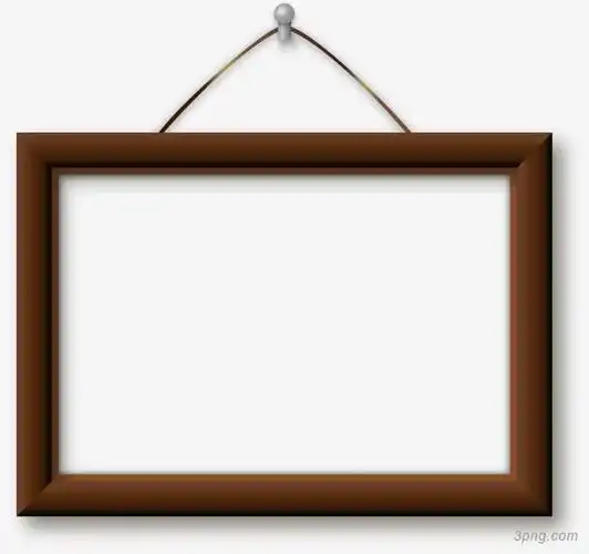 矢量照片相框png素材透明免抠图片-卡通手绘