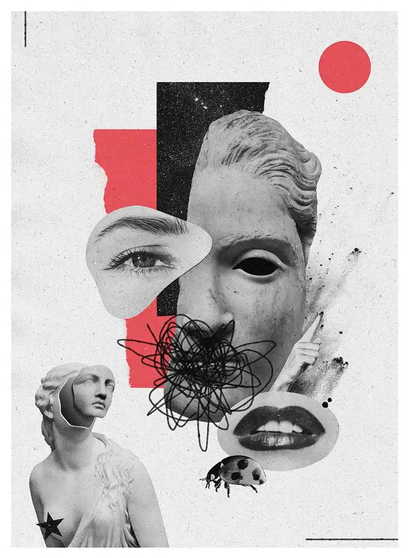 来看看拼贴设计师都有什么样的创意