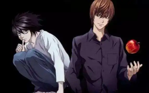 夜神月和龙崎,基拉和l,天才总是寂寞的,但是两个天才的相遇仿佛让他们