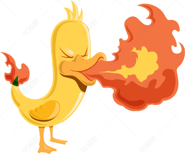 鸭嘴喷火的怪物