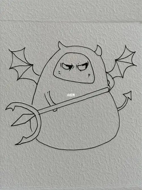 恶魔简单简笔画