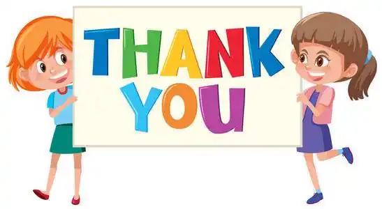 女孩举行感谢您签名插图照片