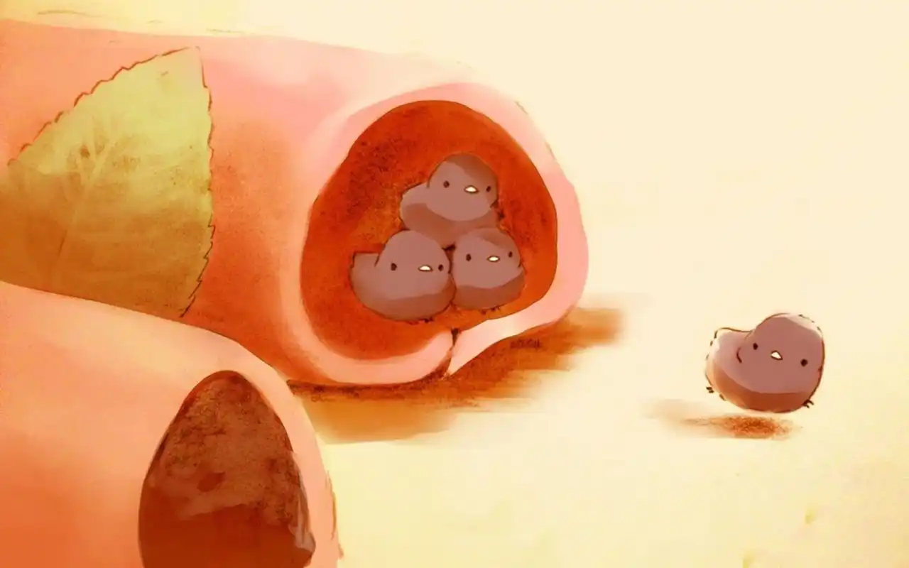 可爱卡通点心高清桌面壁纸