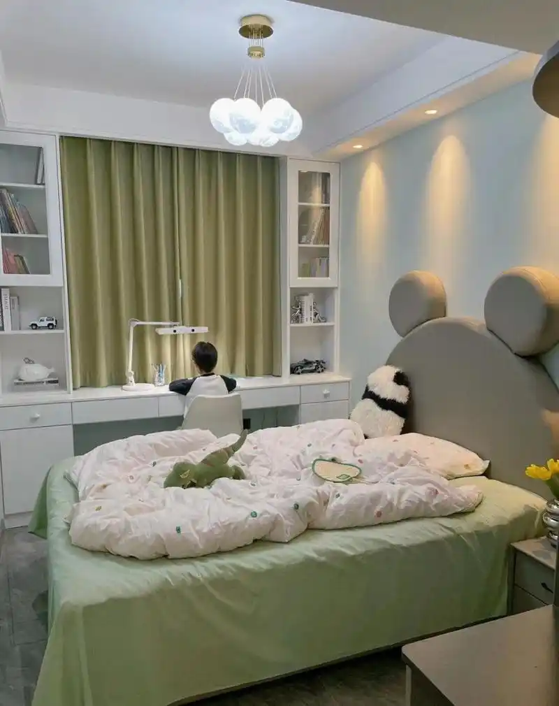 窗户变书桌,儿童房靠窗书桌大公开,附尺寸.