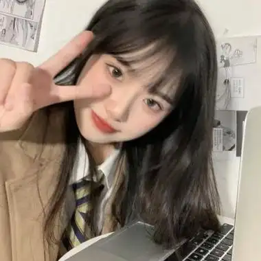 甜美可爱女生头像真人