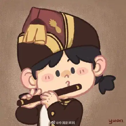 90后小姐姐手绘萌版世界名画