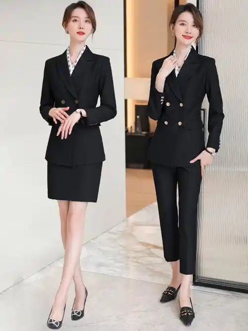 璐雅高级感西装套装女设计感小众秋冬高端定制小西服外套职业装优惠券