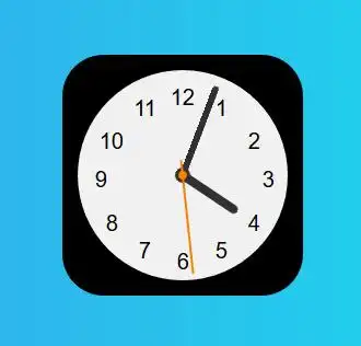 jscss3仿ios苹果时钟图标动画特效