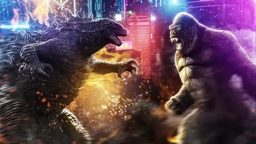 电脑壁纸 影视 欧美影视 2021动作科幻片《哥斯拉大战金刚》