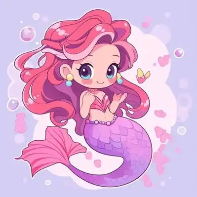 可爱的美人鱼,你喜欢哪一个?#二次元 #ai绘画 #动画 # - 抖音