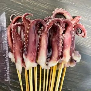 7g铁板大鱿鱼须小串新鲜冷冻商用鲜活超大红须烧烤串串食材2000串