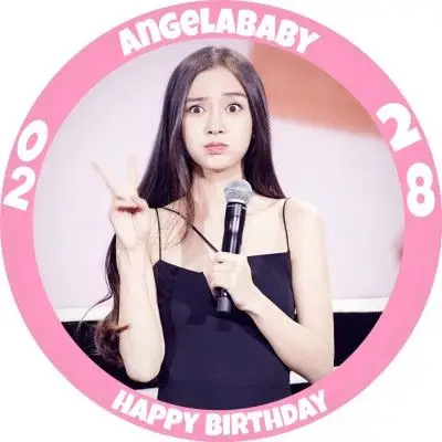angelababy.爱豆头像.应援头像.〔书婠作