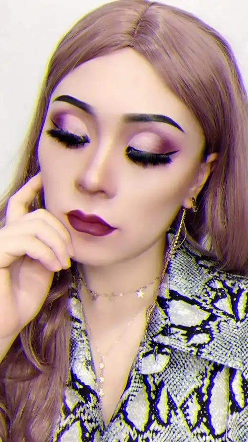 欧美妆妆教,小姐姐蹦迪超酷炫妆容