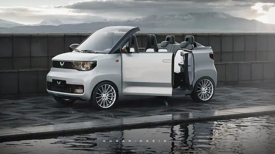 五菱宏光mini ev四座敞篷车新车预览