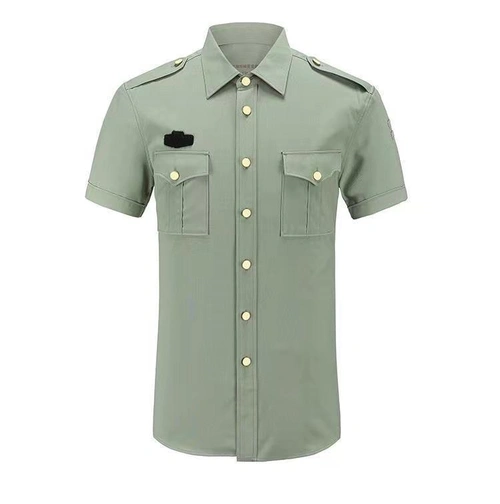 在礼陆军短袖衬衫男士夏常浅绿色制服衬衣松枝绿夏橄榄绿外wu仕短袖