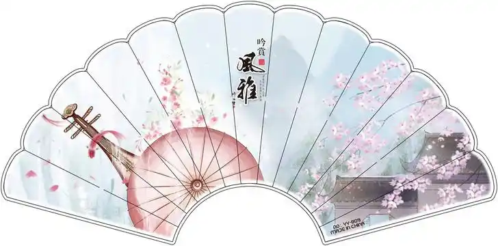 古风扇子图片
