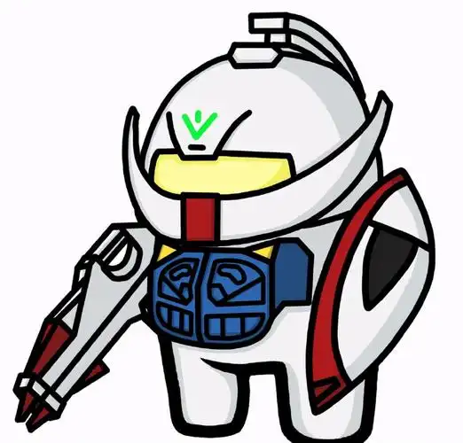 模玩控:q萌among us风高达插画设计,巴巴托斯狼王变可爱啦!