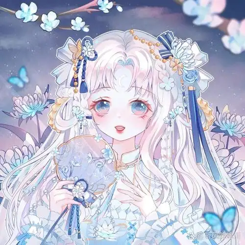 小仙女都在用的蓝色可爱头像 薯小虎迎新年 如果你们能样评论收藏点赞