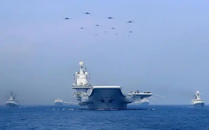 中国海军开启双航母时代,配合南海8座人工岛,共御来犯之敌