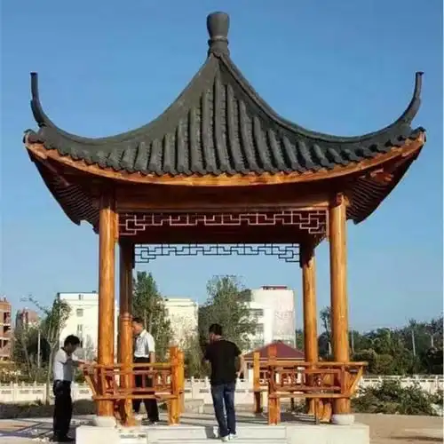 中式凉亭 中式古建 中式八角亭 榫卯结构传统工艺定制 仿古凉亭 中式