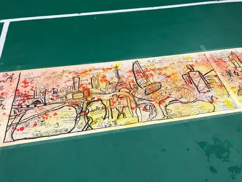 "一带一路 童心筑梦"— 春蕾小学2019年"六 ·一"百米长卷绘画比赛