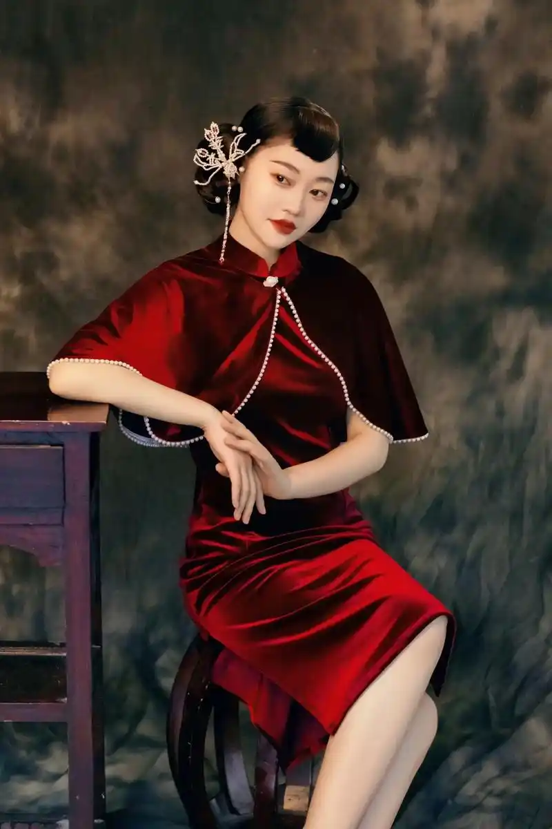 旗袍.民国小姐 #旗袍 #摄影 #清冷气质 - 抖音