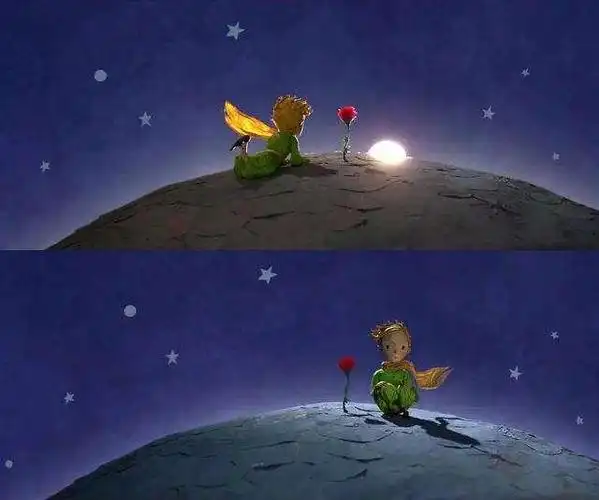 最近不知道为什么,突然想起以前听说的童话—小王子.