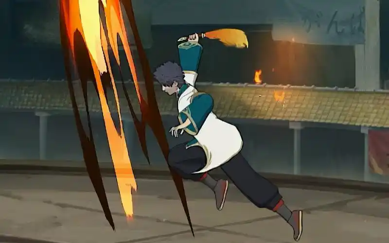 【火影慢动作】 火影手游新春止水普攻技能慢放十倍