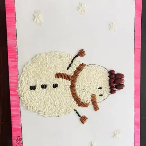 我会创作种子画——鸡泽学区张六固小学