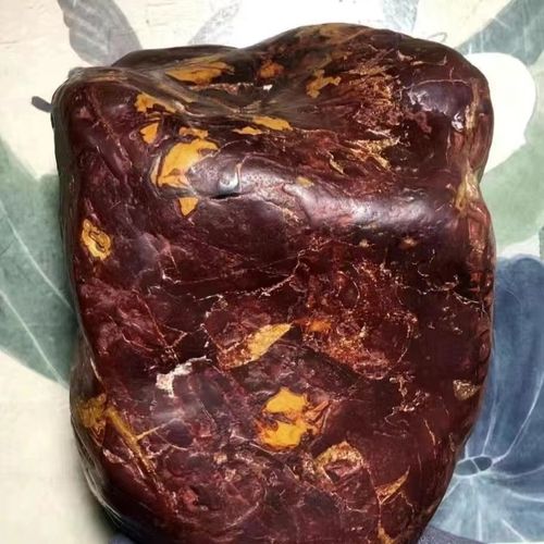 《五彩陨石原石》内质花纹结构石铁质五彩陨石原石摆件20.5斤~漏