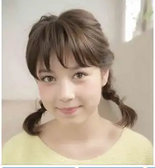 适合女初中生的中长发发型,扎法简单,最好配图