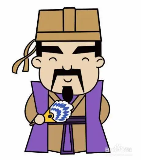 吴用简笔画卡通可爱