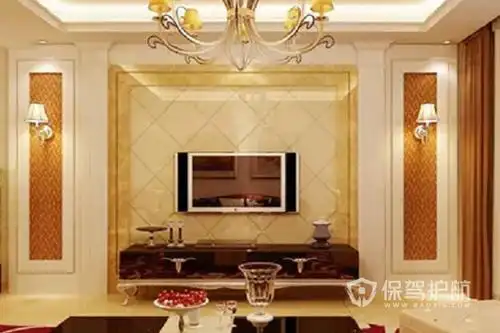 金属边框电视墙好看吗金属边框电视墙效果图