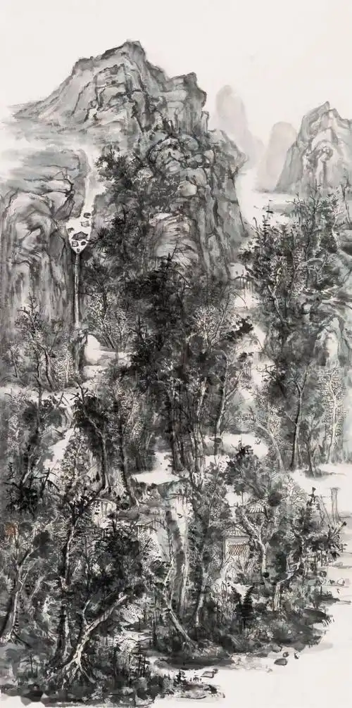 山水志丨当代中国山水画九人展(第二回)参展画家61李伟_艺术界_美术