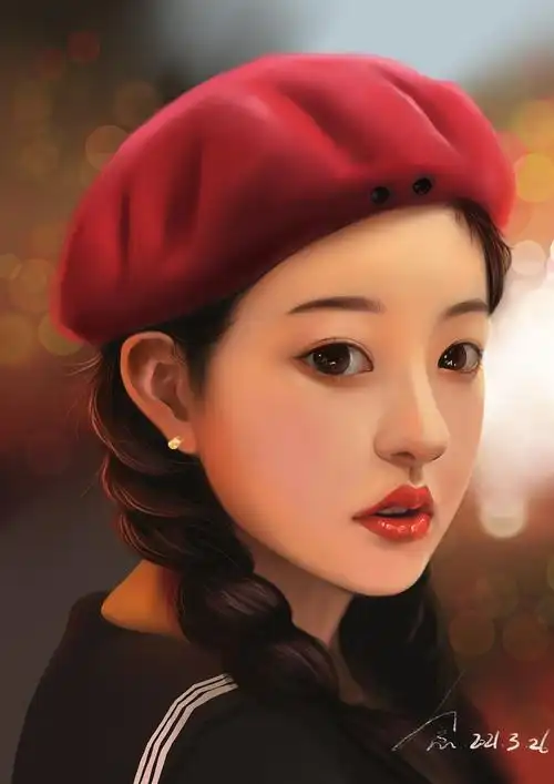 美女肖像|插画|创作习作|我是念念2014 - 原创作品 - 站酷 (zcool)