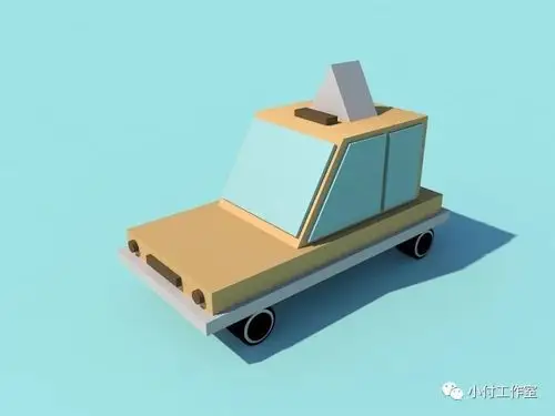 基础c4d教程首次建模简单的小汽车