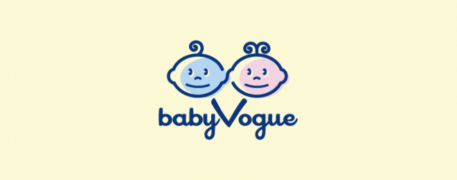baby婴儿logo设计
