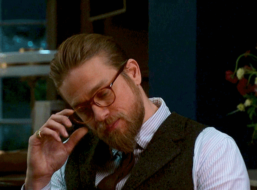 回味#"扶一下眼镜",查理·汉纳姆,[绅士们],2020年.