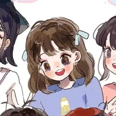 三人闺蜜头像||你若能陪我从校服到婚纱,我便许你从初恋到白发