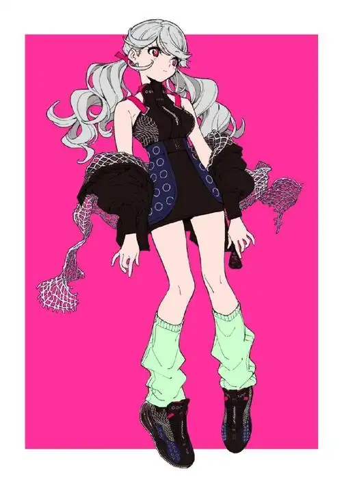 人物设计参考,你喜欢这画风吗?twi:tarou2#插画##遇见艺术