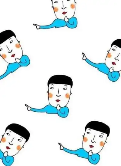 深蓝搞怪平铺壁纸