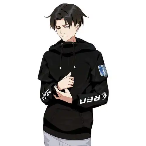 美琦动漫进击的 巨人周边卫衣自由之翼假两件外套二次元长袖衣服