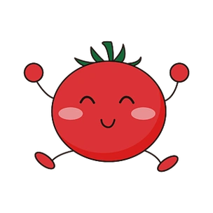 卡通拟人化蔬菜食材西红柿免抠图