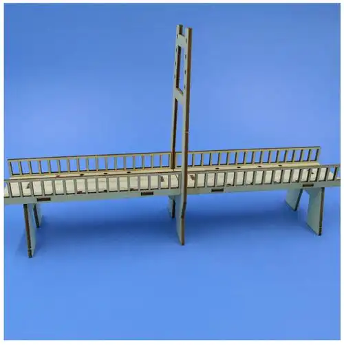 定制科技小发明斜拉桥大桥倍力桥拱桥模型小学生手工幼儿园科学实验