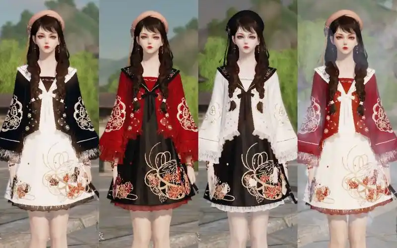 天刀手游新时装杏时茶总有一款你喜欢18套染色安利