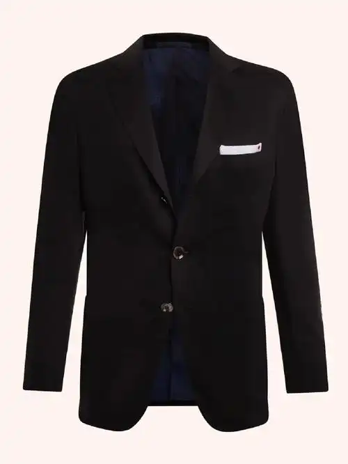 kiton刺绣衬衫式手工米兰时装周同款西装