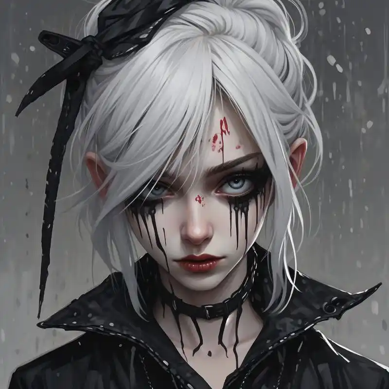 92伤感女生头像|带血自残风格00